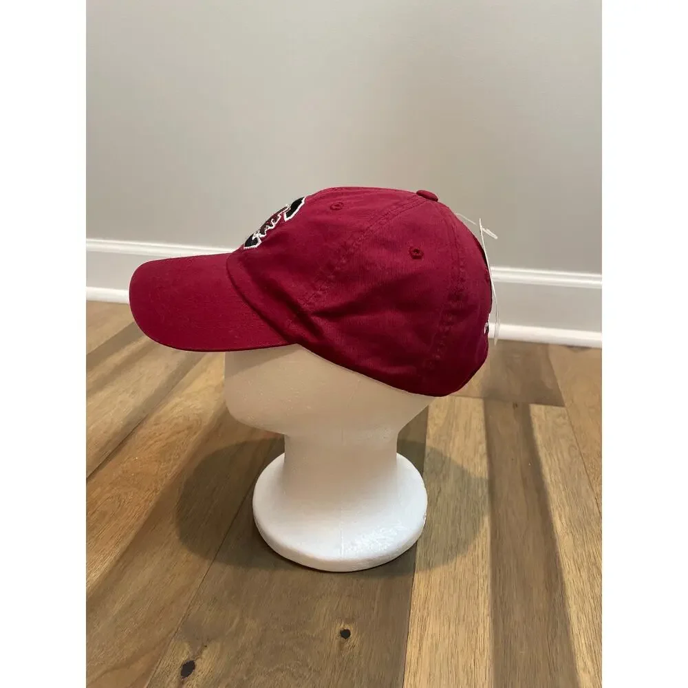 Captivating Headgear Gamecocks OSFM Garnet Cotton Strapback Hat